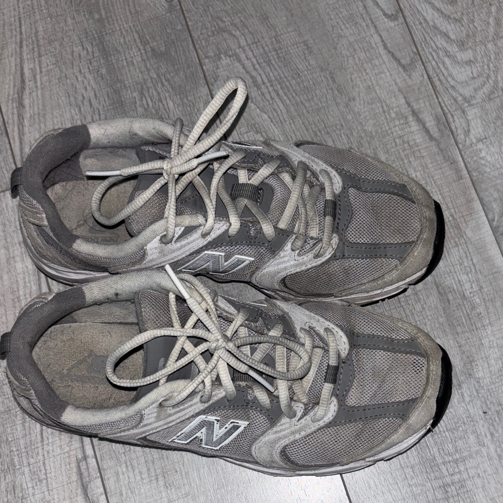 New Balance Charcoal and Silver Running Shoes